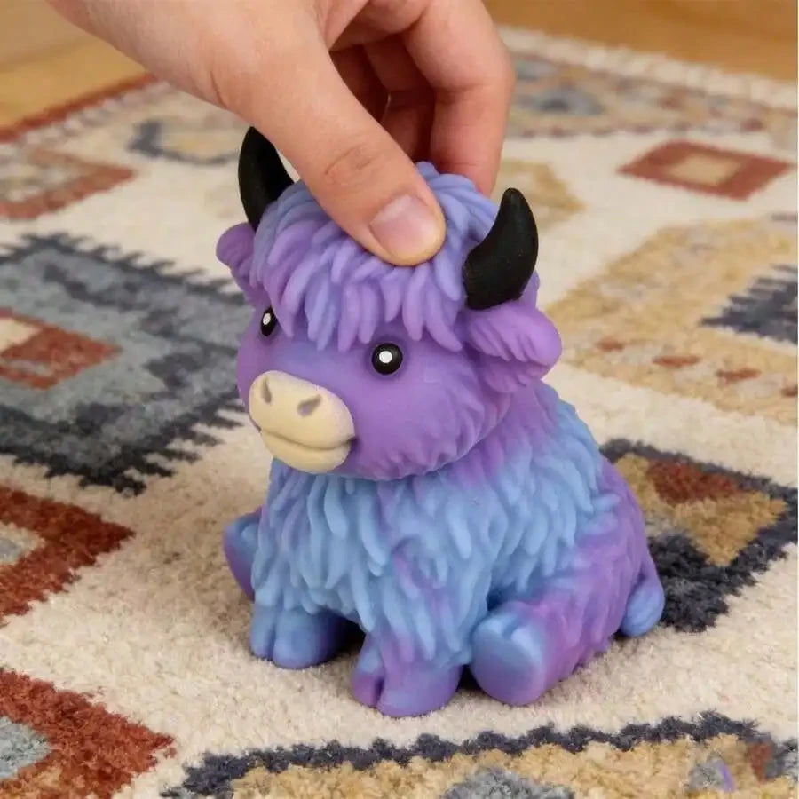 Scottish Highland Cow Stress Relief Toy