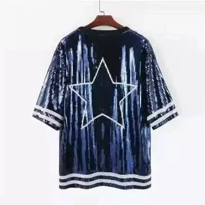 Sequin Basketball T-Shirt