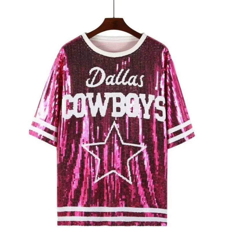Sequin Basketball T-Shirt