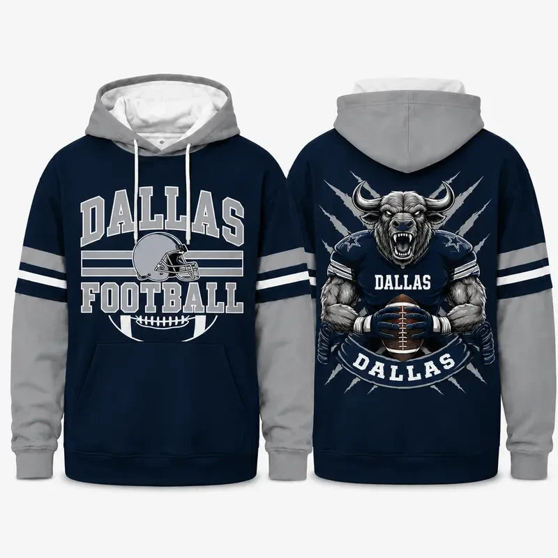 Retro Football Fan Hoodie