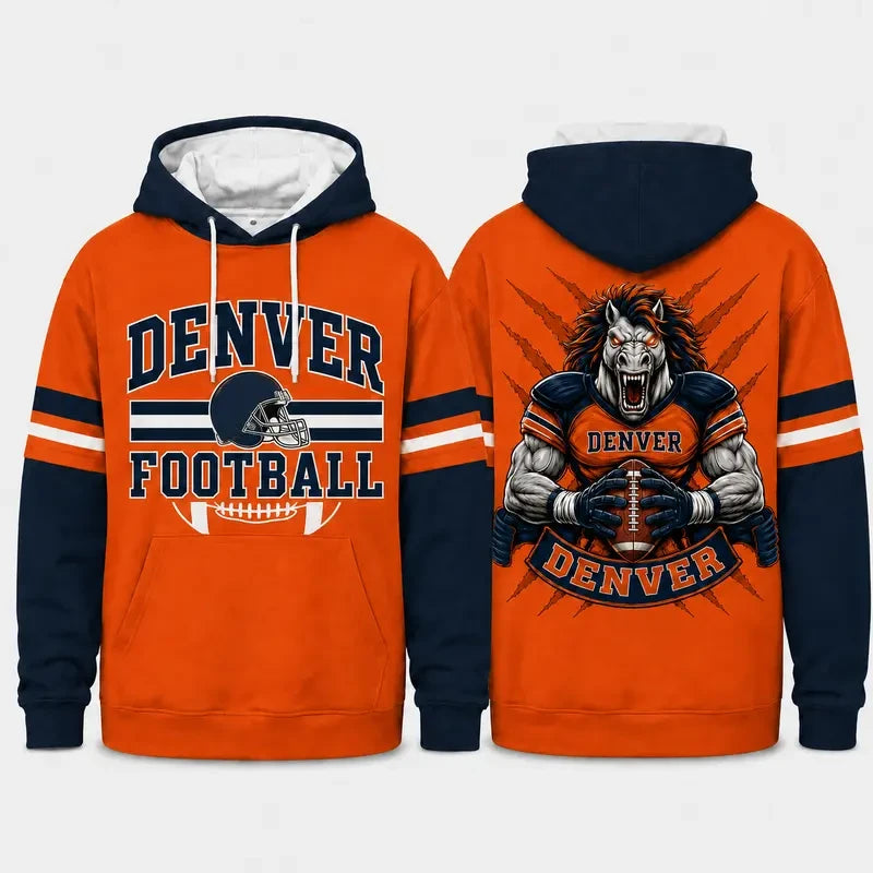 Retro Football Fan Hoodie