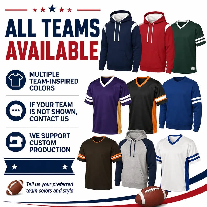 Retro Football Fan Hoodie