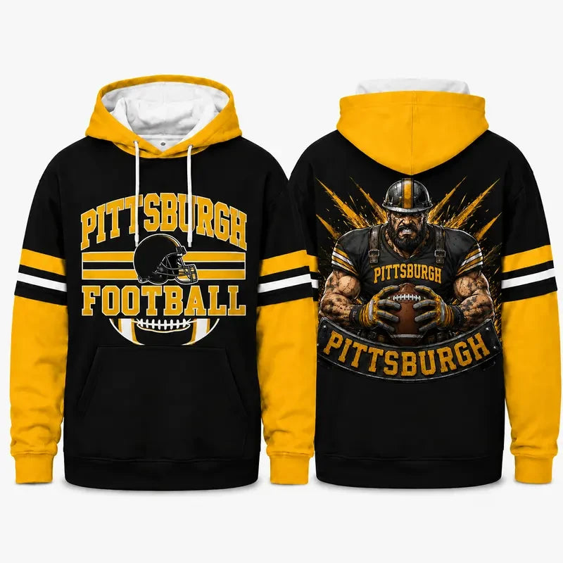 Retro Football Fan Hoodie