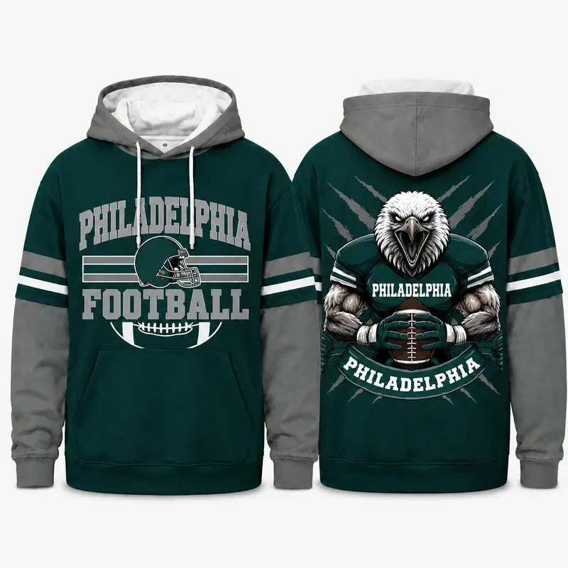 Retro Football Fan Hoodie