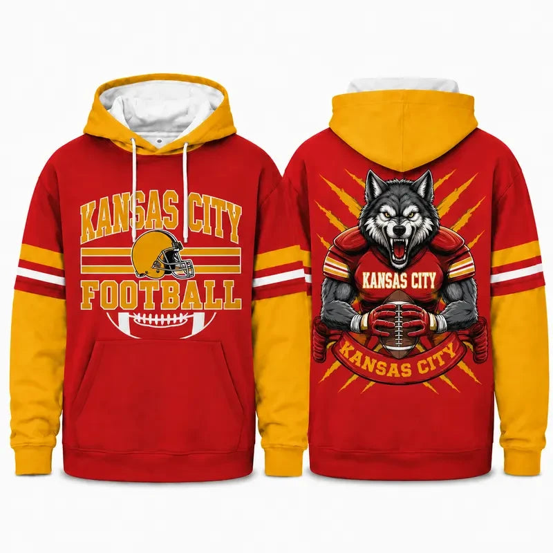 Retro Football Fan Hoodie