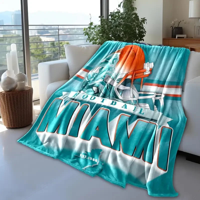 Football Team Graphic Blanket