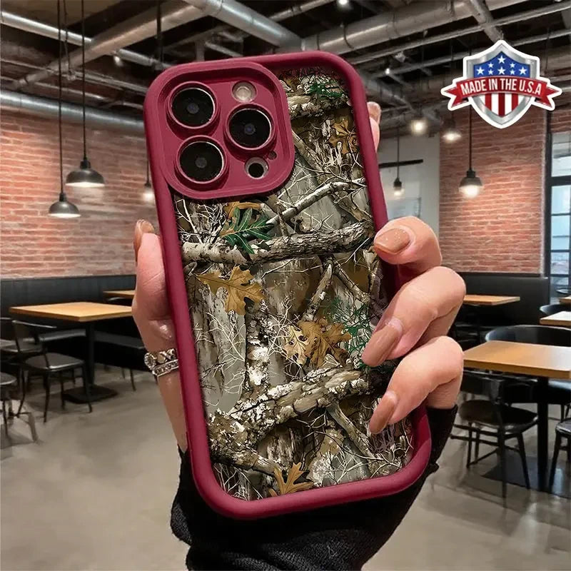 Woodland Camouflage TPU Phone Case