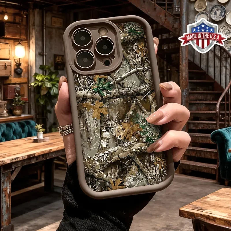 Woodland Camouflage TPU Phone Case