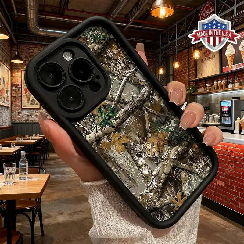 Woodland Camouflage TPU Phone Case