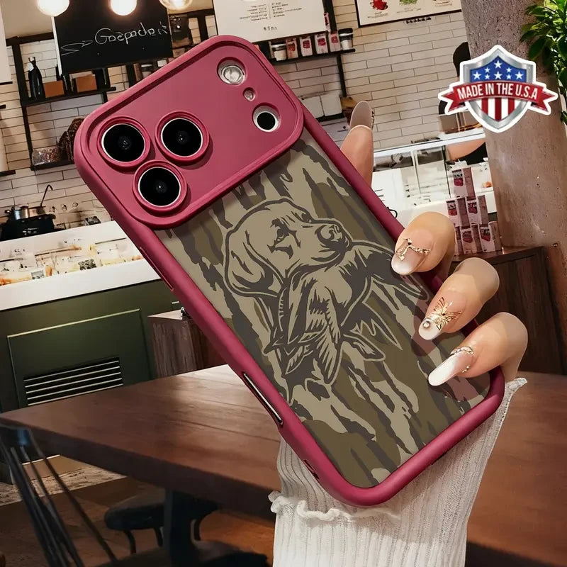 Vintage Hunting Dog Camouflage Phone Case