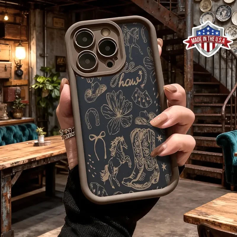 Western Cowboy Style Phone Case