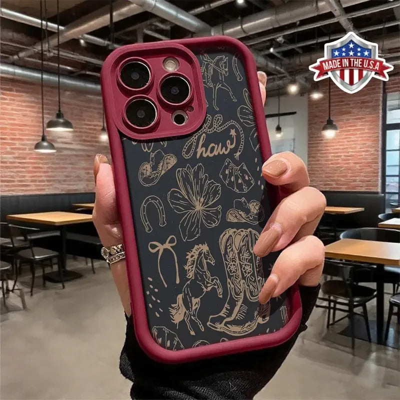 Western Cowboy Style Phone Case