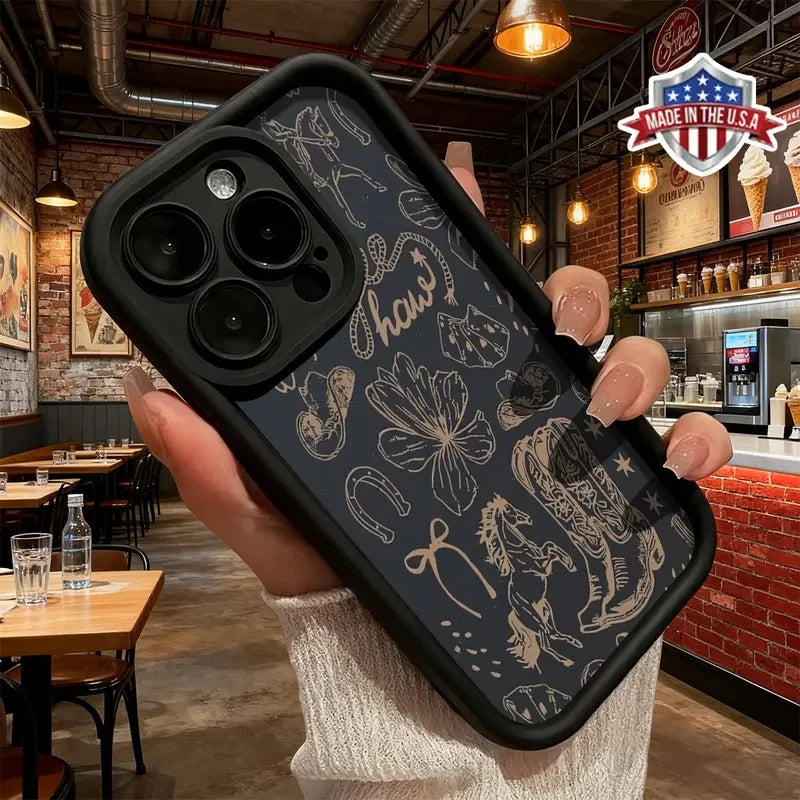 Western Cowboy Style Phone Case