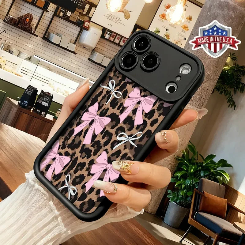 Leopard Bow Aesthetic Smartphone Case