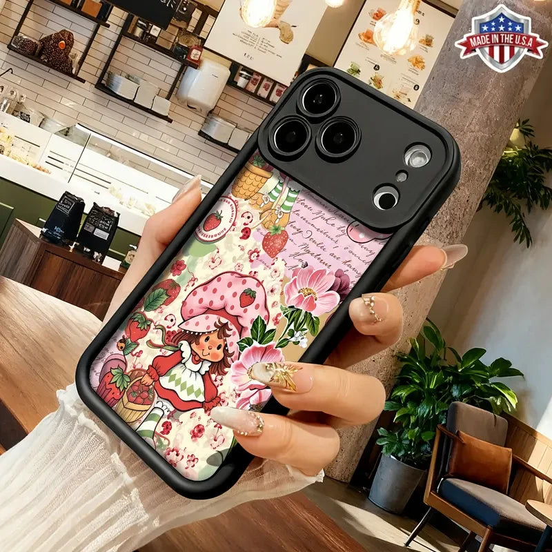 Strawberry Floral TPU Phone Case