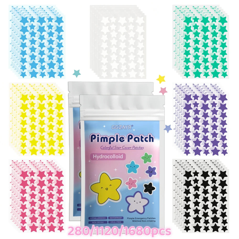 Colorful Star Pimple Patches