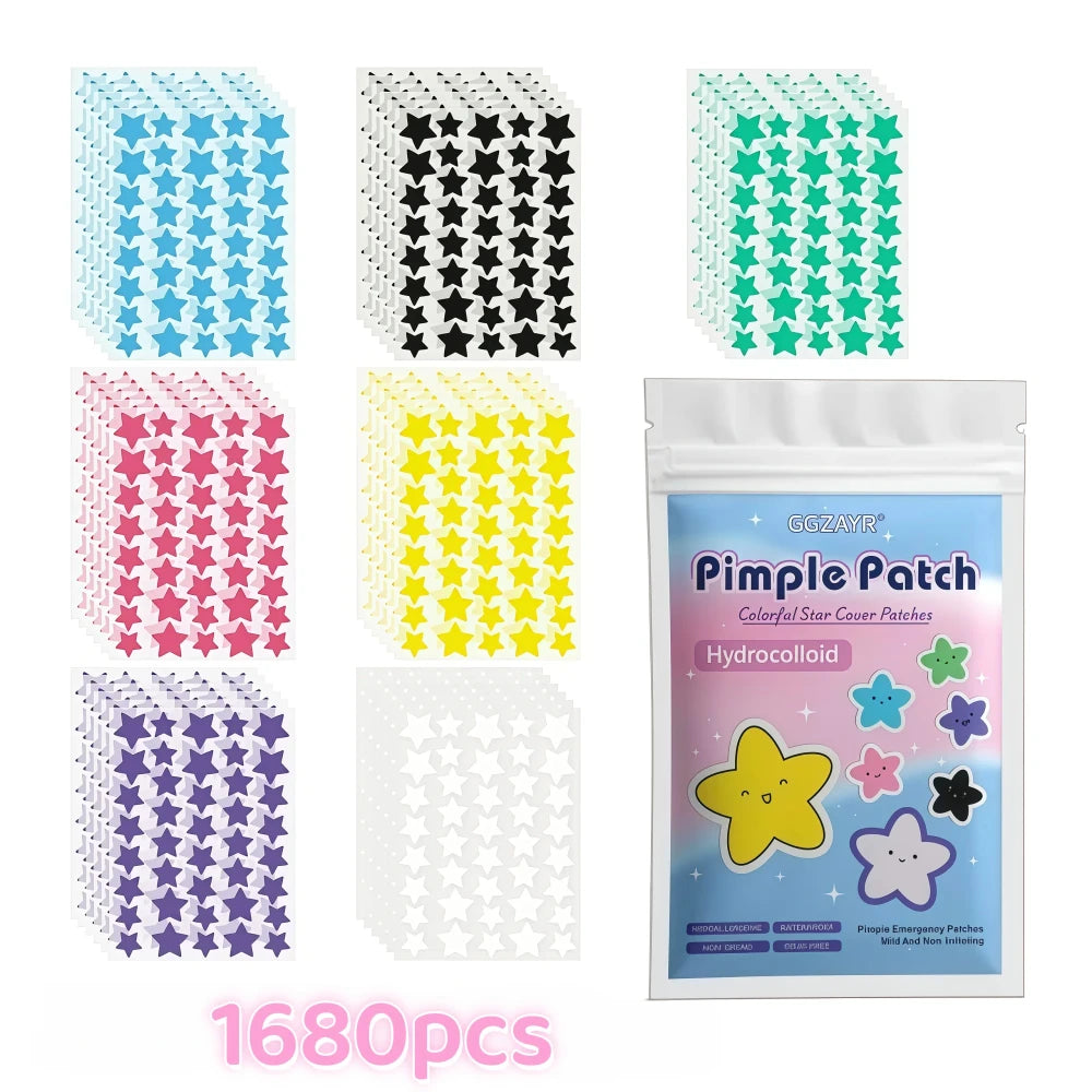 Colorful Star Pimple Patches