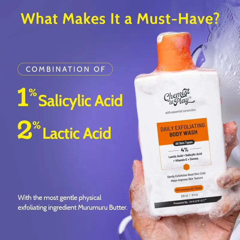 Exfoliating Lactic Acid Body Wash