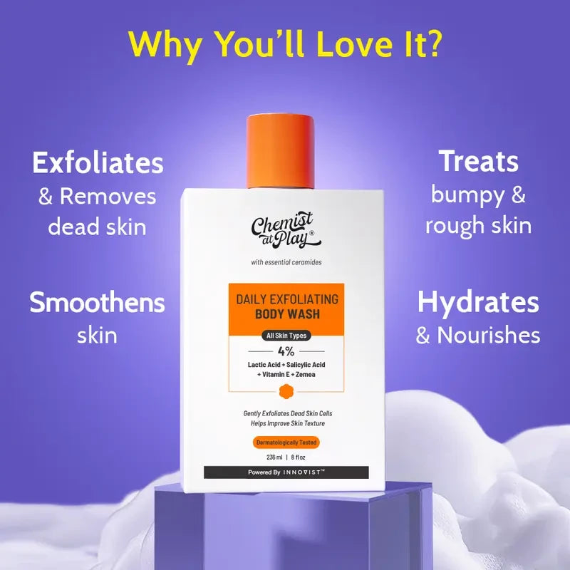 Exfoliating Lactic Acid Body Wash