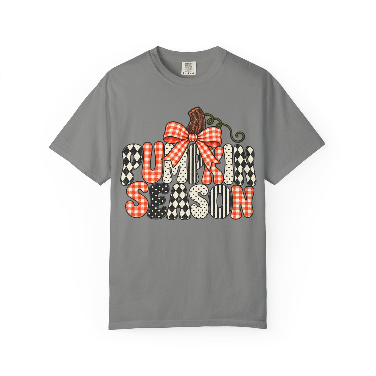 Pumpkin Season T-Shirt — Plaid & Patchwork Fall Tee
