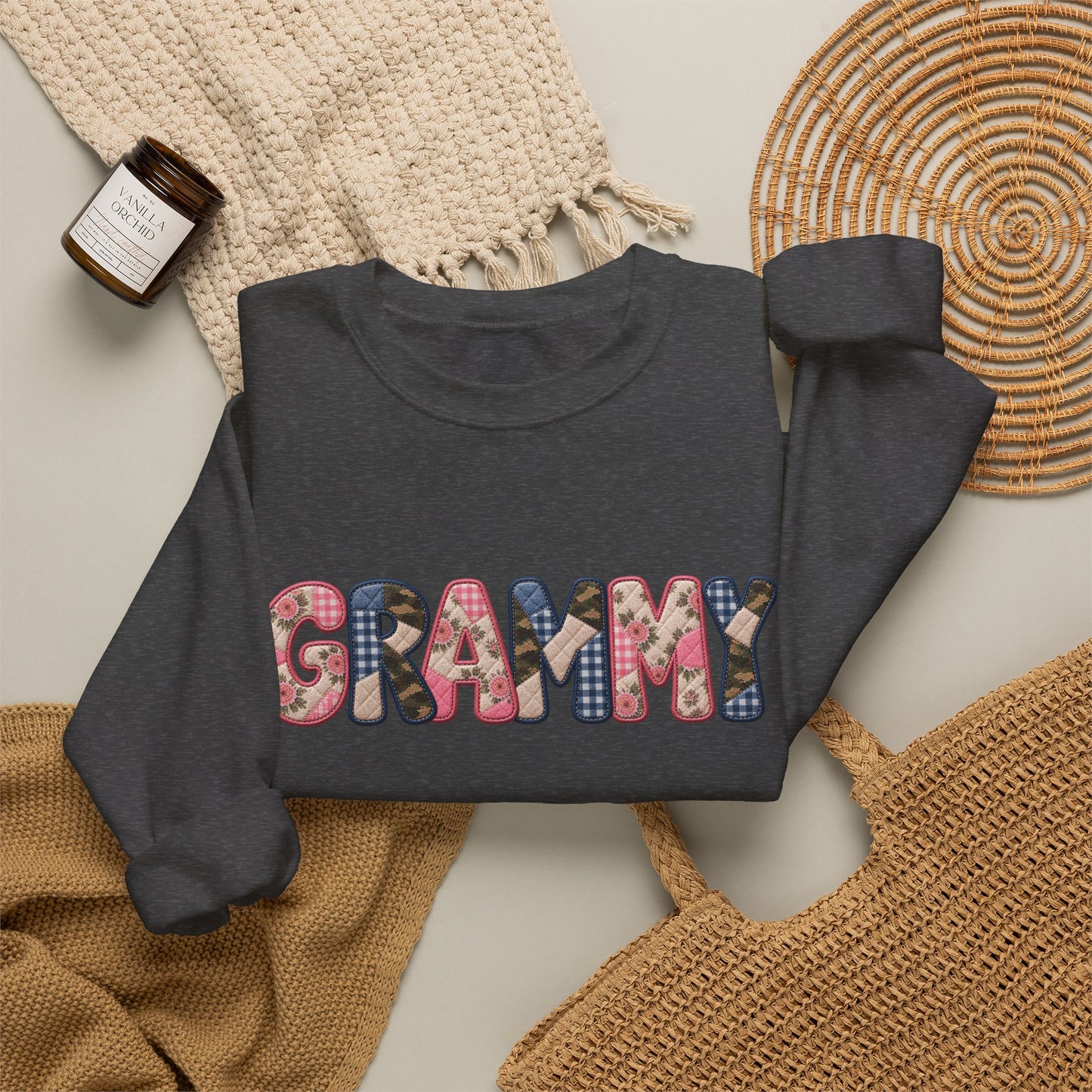 Grammy Floral Crewneck Sweatshirt — Cozy Grandma Gift