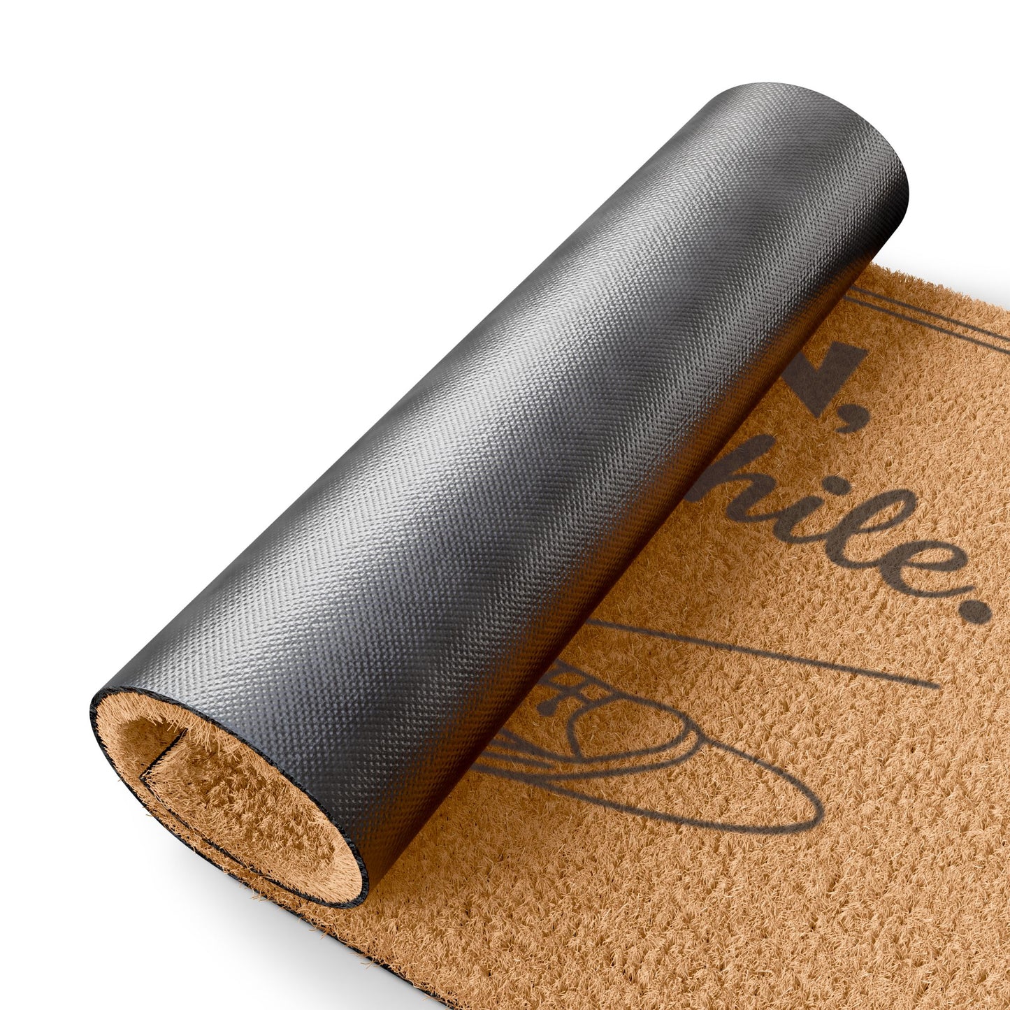 Doormat — "Step In, Stay Awhile" Welcome Coir Mat