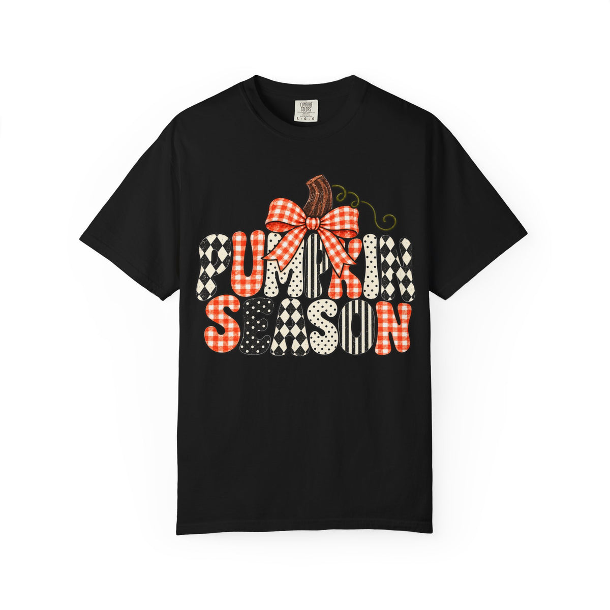 Pumpkin Season T-Shirt — Plaid & Patchwork Fall Tee