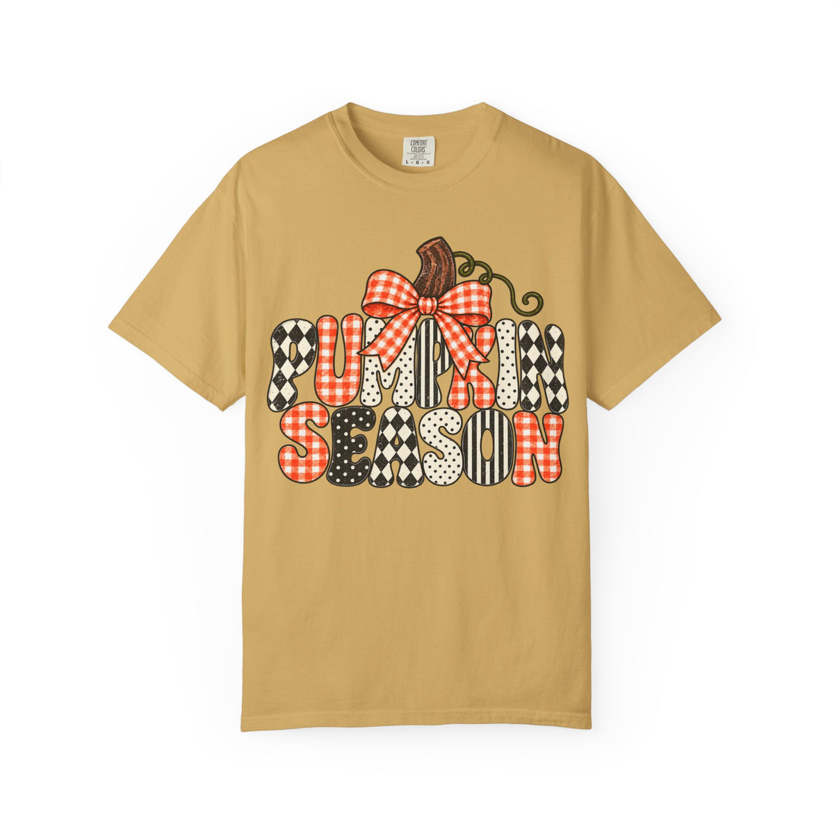 Pumpkin Season T-Shirt — Plaid & Patchwork Fall Tee