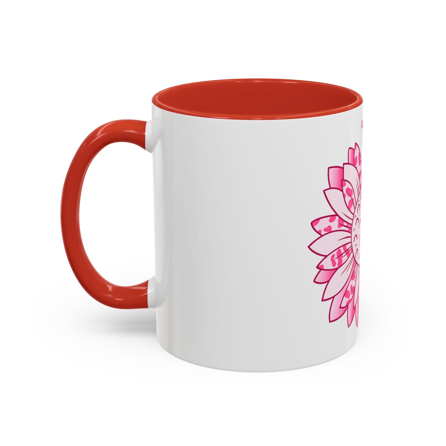 BREAST CANCER FLOWER MUG