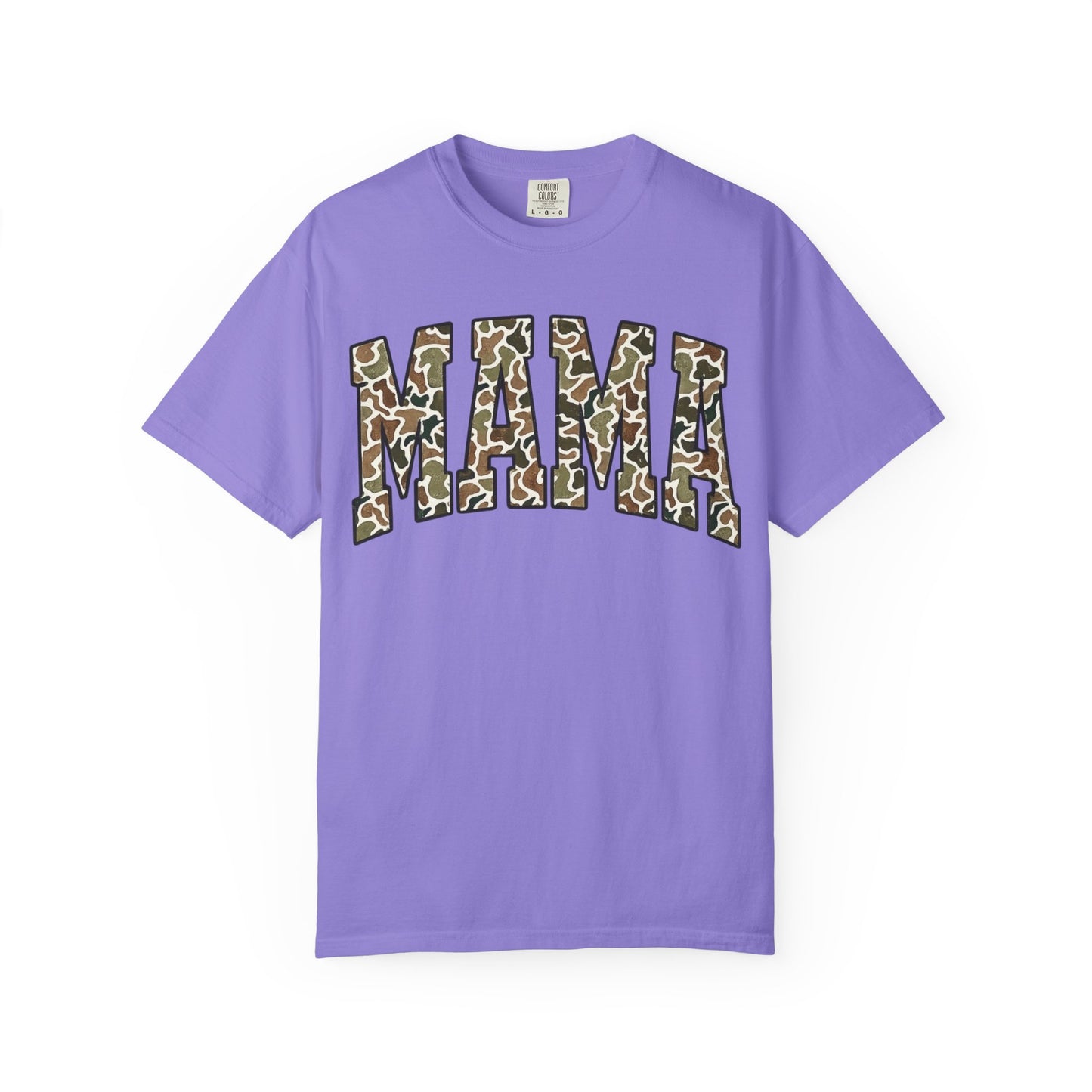 Mama Camo T-Shirt — Women's 'MAMA' Camo Print Tee, Mother's Day Gift