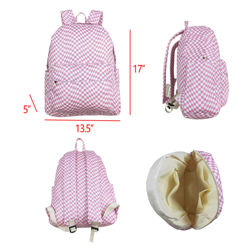 Checkerboard backpack