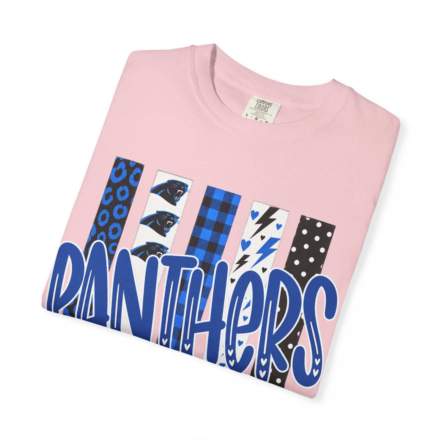 PANTHERS COQUETTE BOW TEE