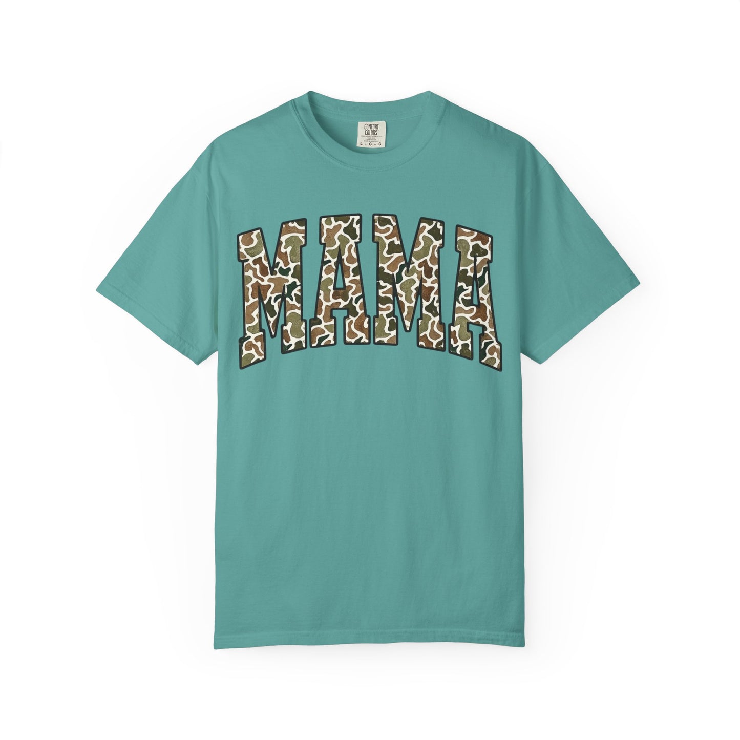 Mama Camo T-Shirt — Women's 'MAMA' Camo Print Tee, Mother's Day Gift