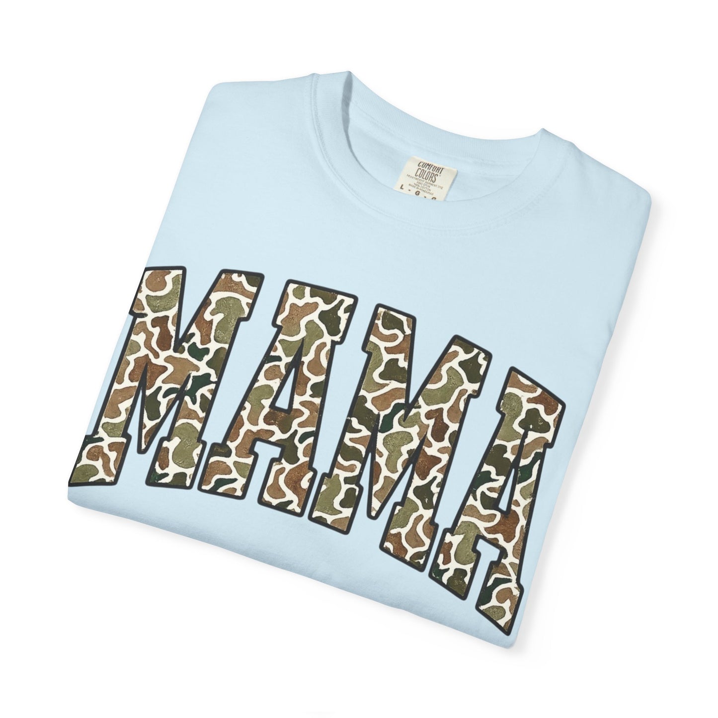 Mama Camo T-Shirt — Women's 'MAMA' Camo Print Tee, Mother's Day Gift