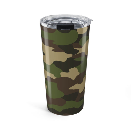 Camouflage 20oz Insulated Tumbler - Military Camo Travel Cup