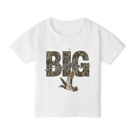 Big Brother Toddler T-Shirt — Camouflage Duck Graphic