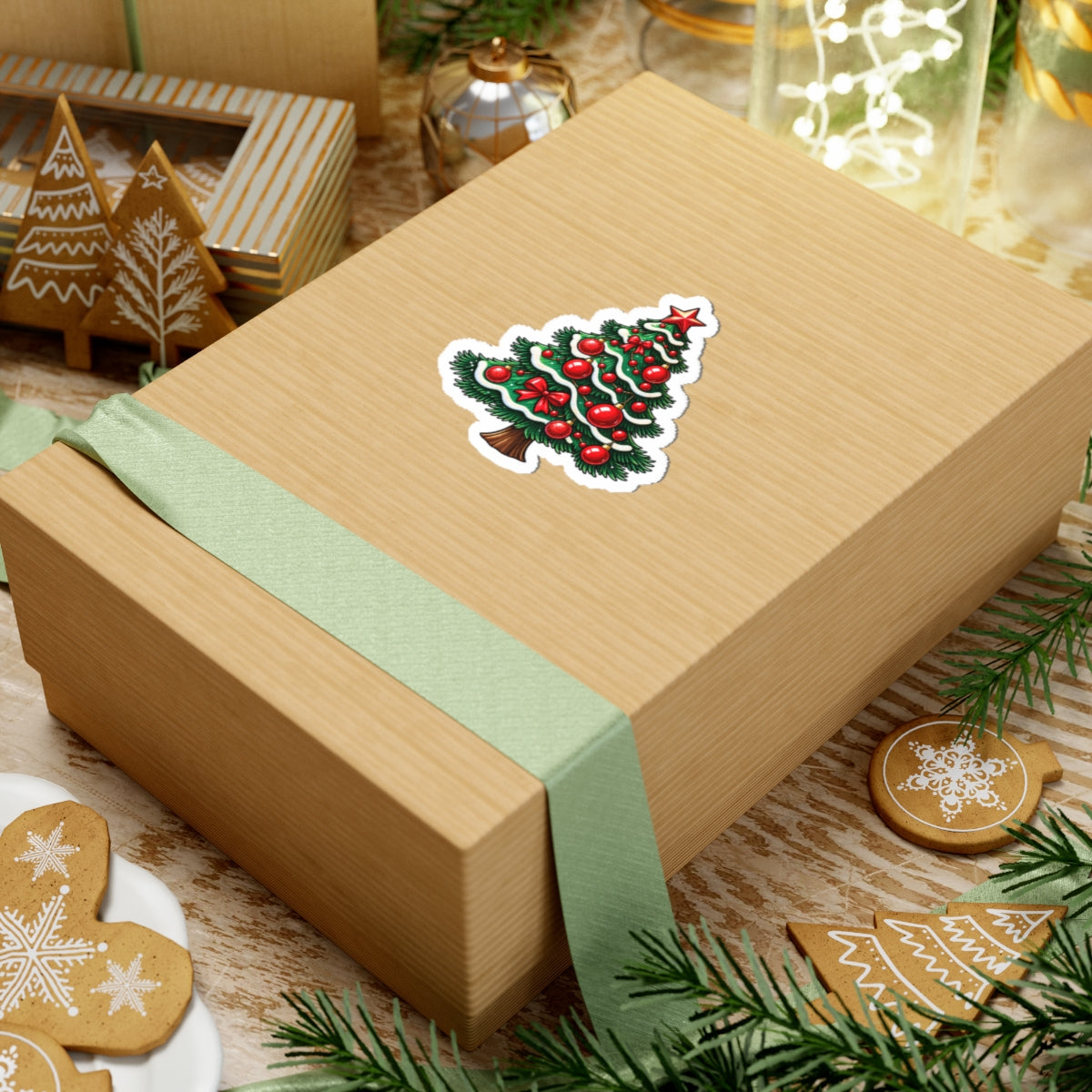 Classic Christmas Tree Sticker