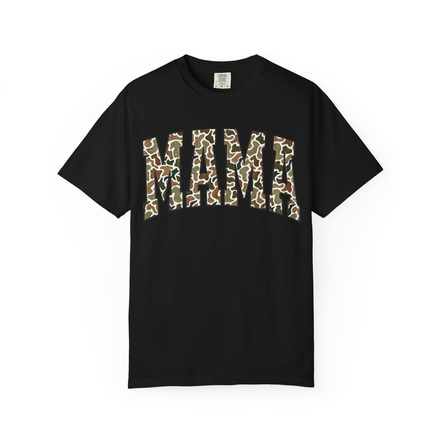Mama Camo T-Shirt — Women's 'MAMA' Camo Print Tee, Mother's Day Gift
