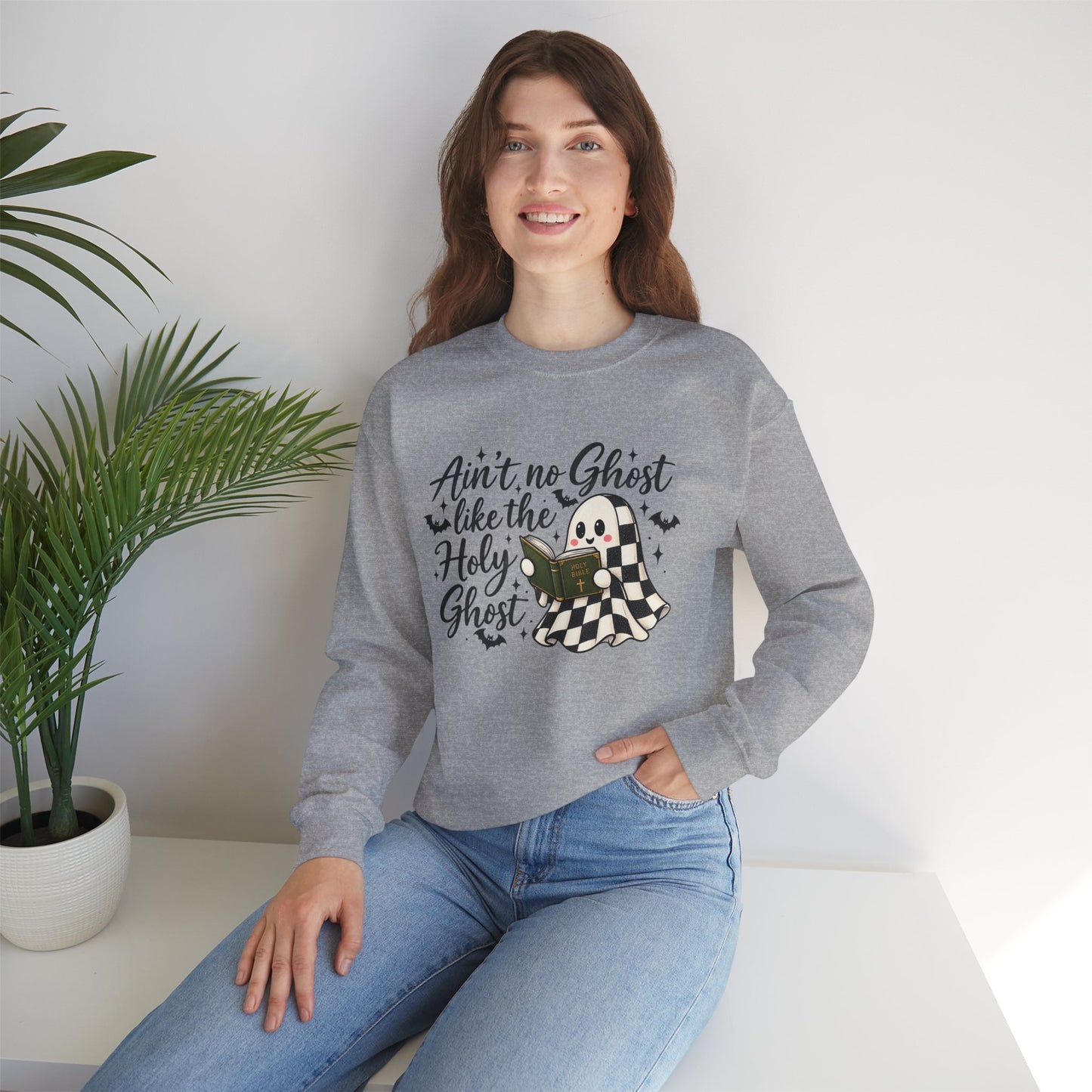 Ain’t No Ghost Like the Holy Ghost Halloween Sweatshirt