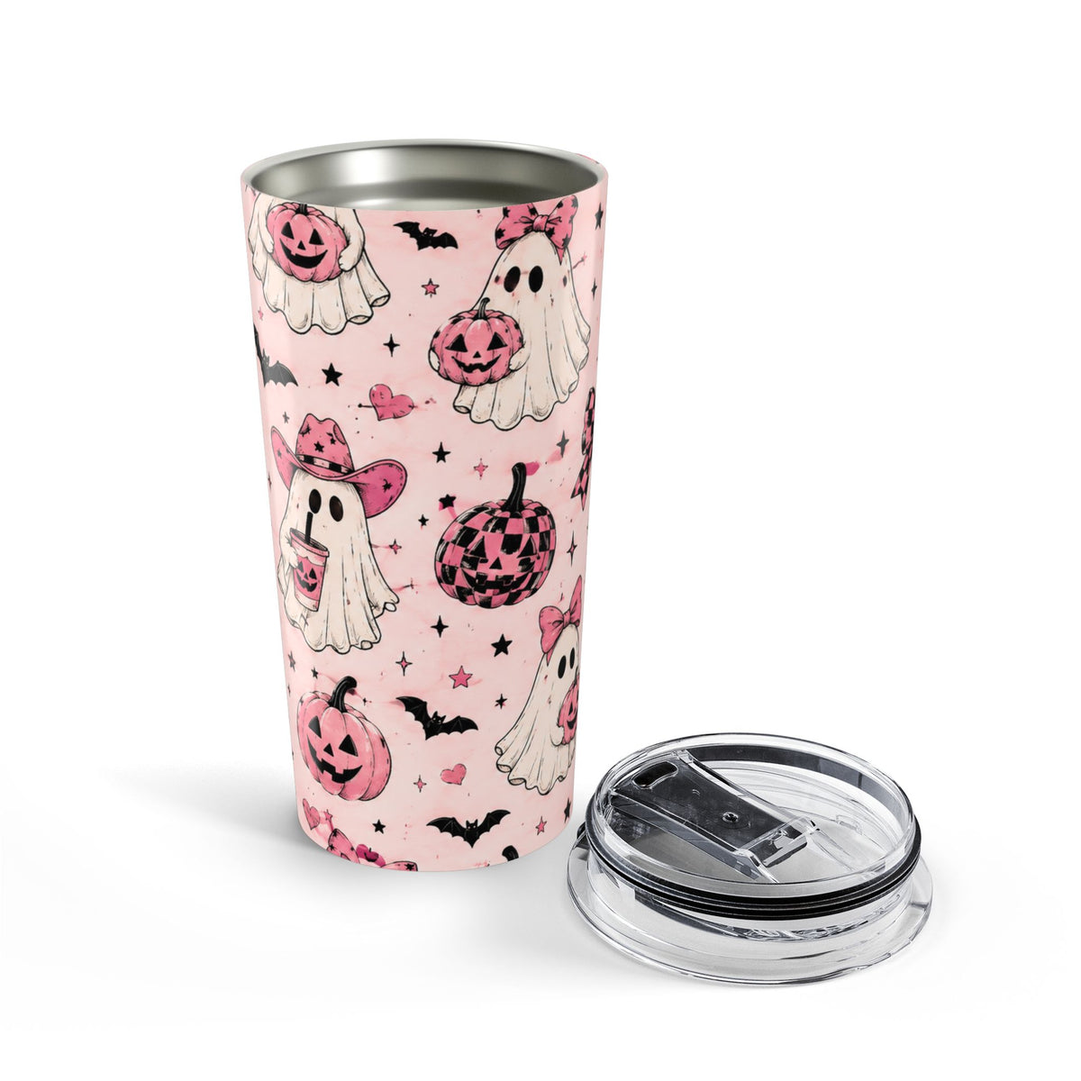Pink Halloween Ghost