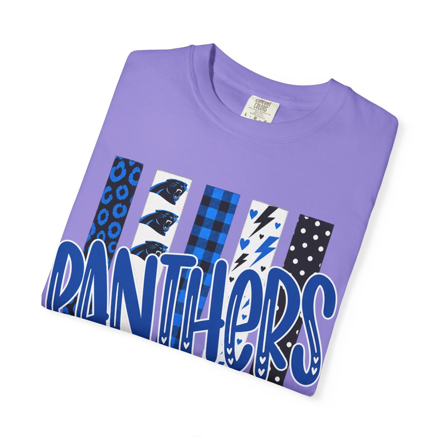 PANTHERS COQUETTE BOW TEE