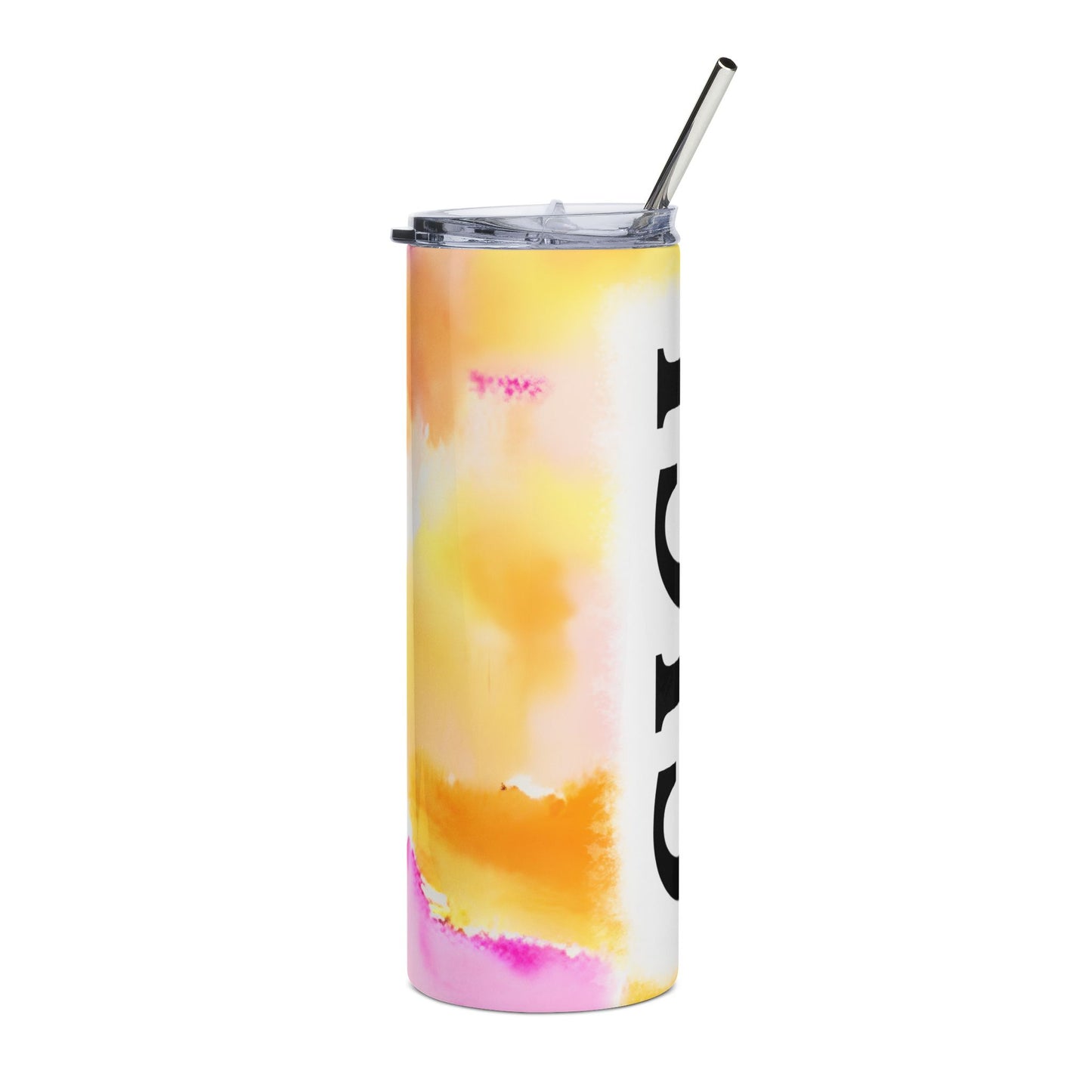 GIGI Watercolor Stainless Steel Tumbler — 20oz Insulated Cup