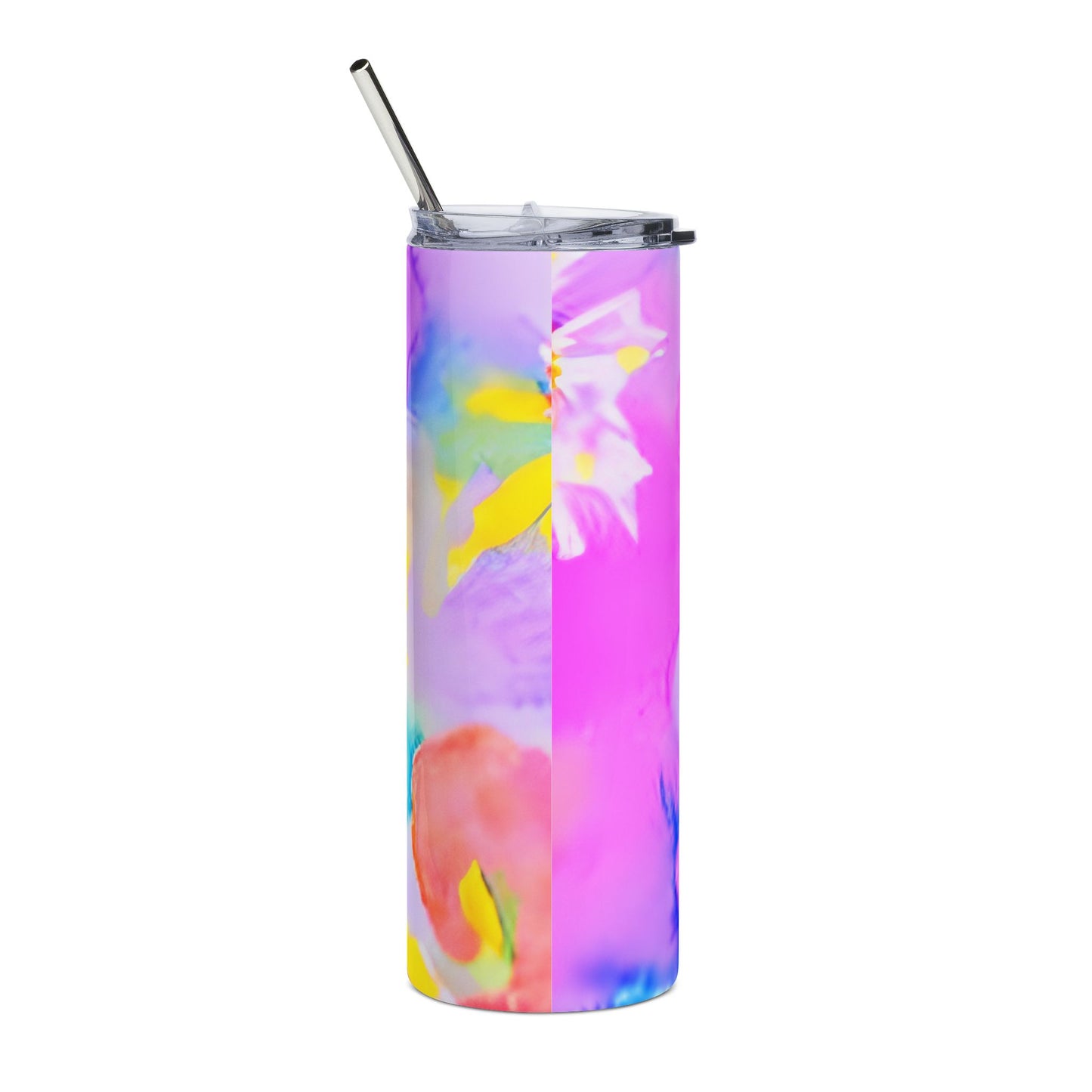 Aunt Tumbler 20oz — Pink Tie-Dye Stainless Steel Travel Cup