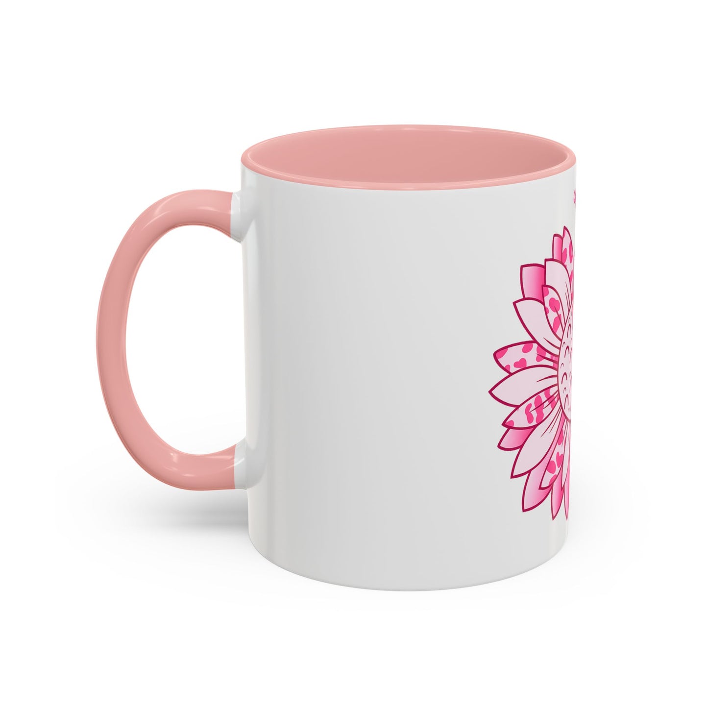 BREAST CANCER FLOWER MUG