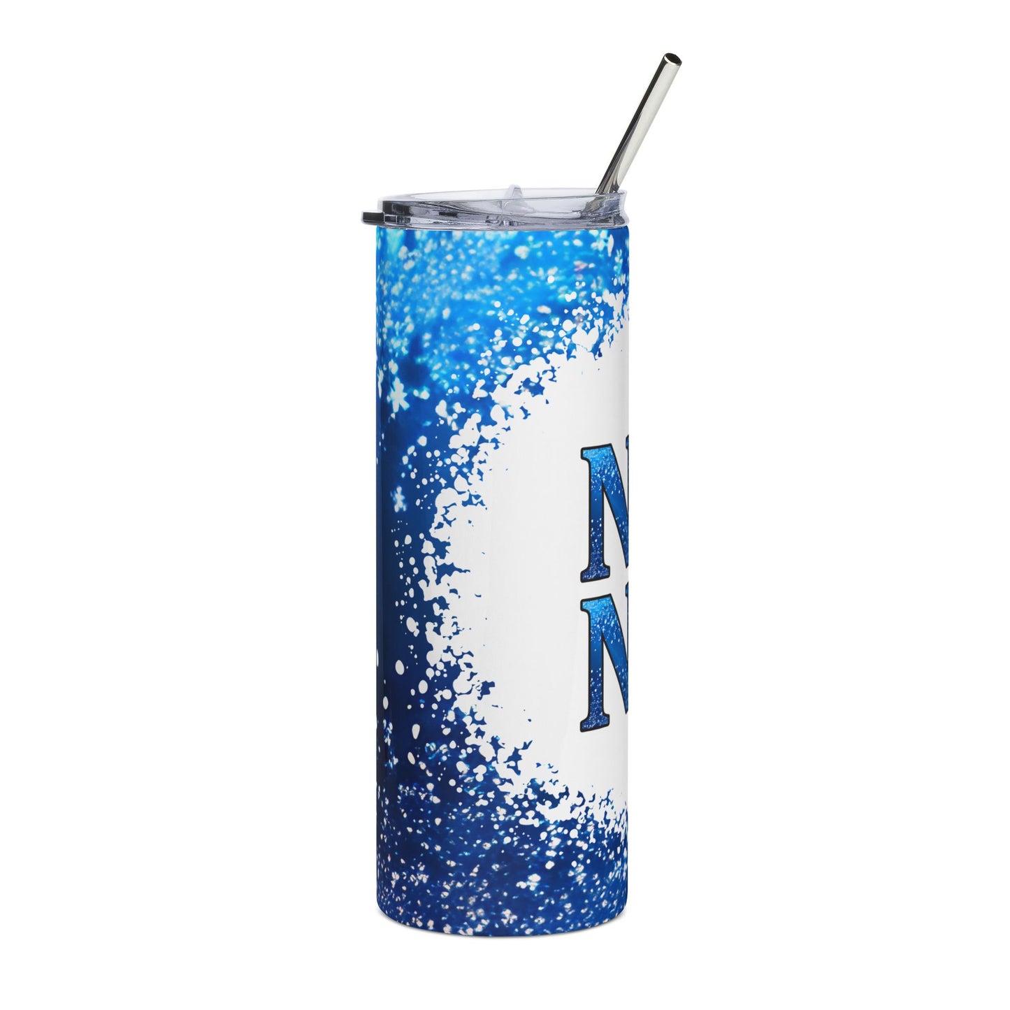 Nana Glitter Blue 20oz Stainless Tumbler - Insulated Travel Cup