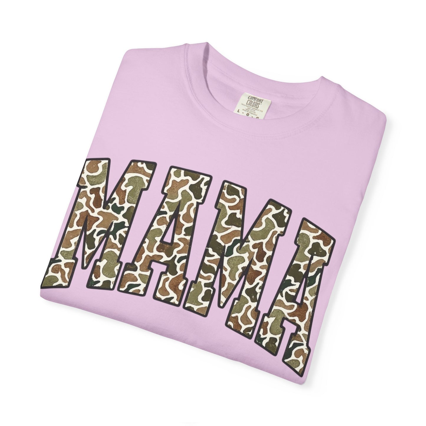 Mama Camo T-Shirt — Women's 'MAMA' Camo Print Tee, Mother's Day Gift