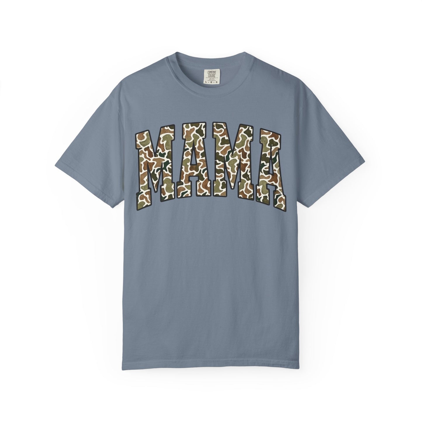 Mama Camo T-Shirt — Women's 'MAMA' Camo Print Tee, Mother's Day Gift