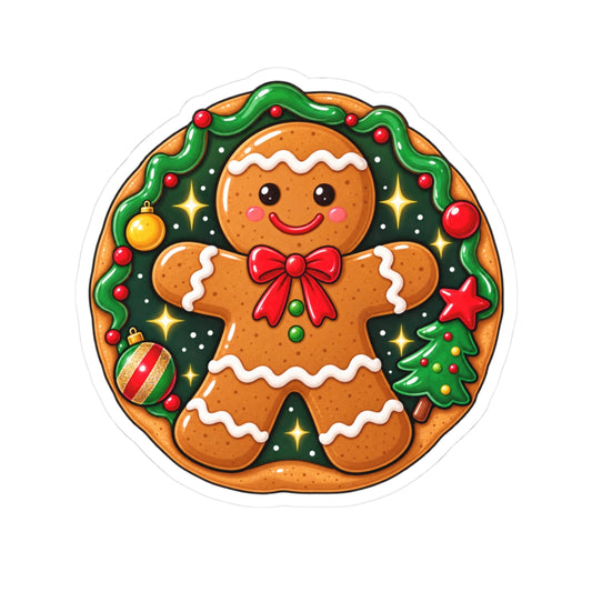 Gingerbread Christmas Sticker