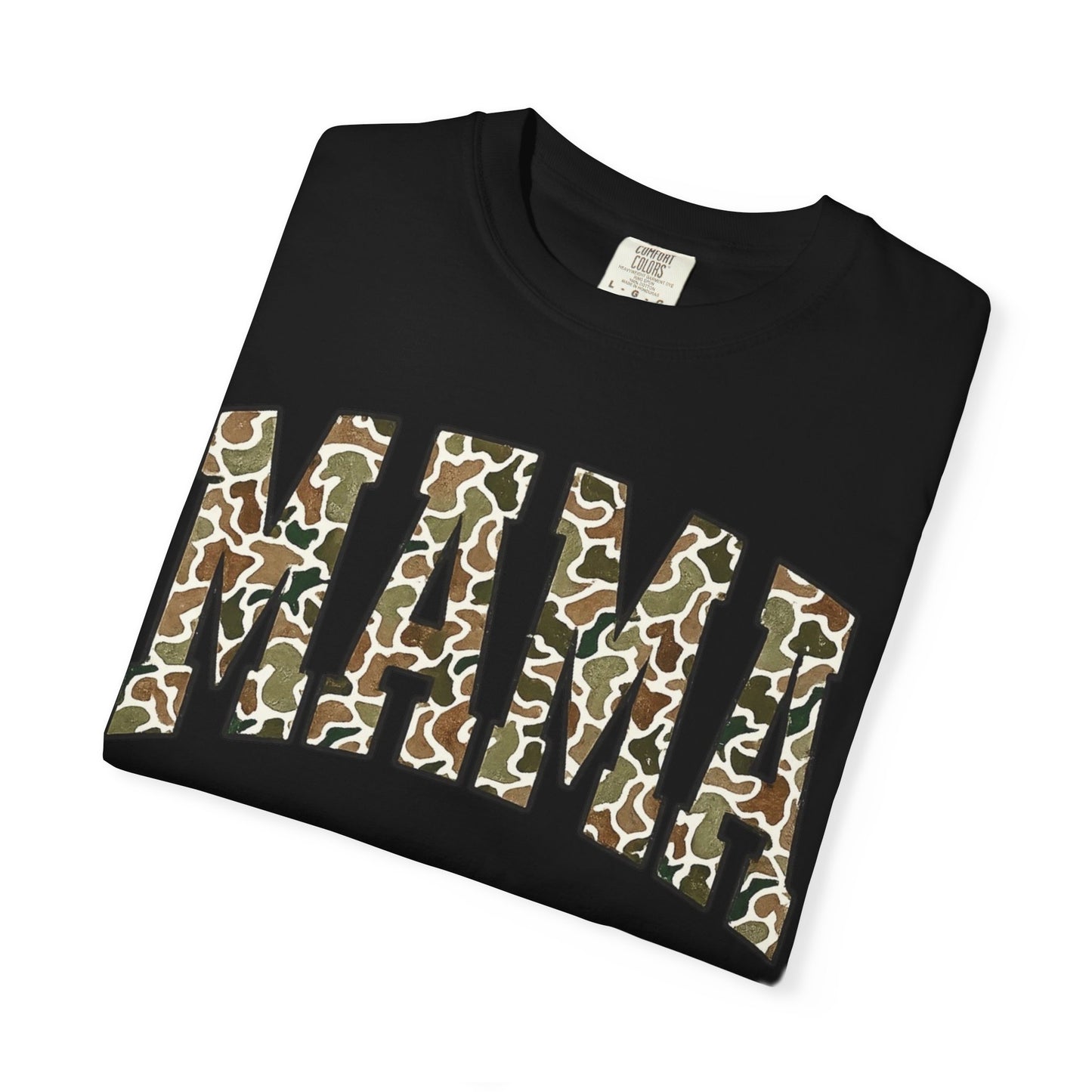 Mama Camo T-Shirt — Women's 'MAMA' Camo Print Tee, Mother's Day Gift