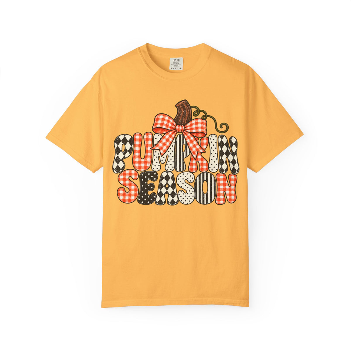 Pumpkin Season T-Shirt — Plaid & Patchwork Fall Tee